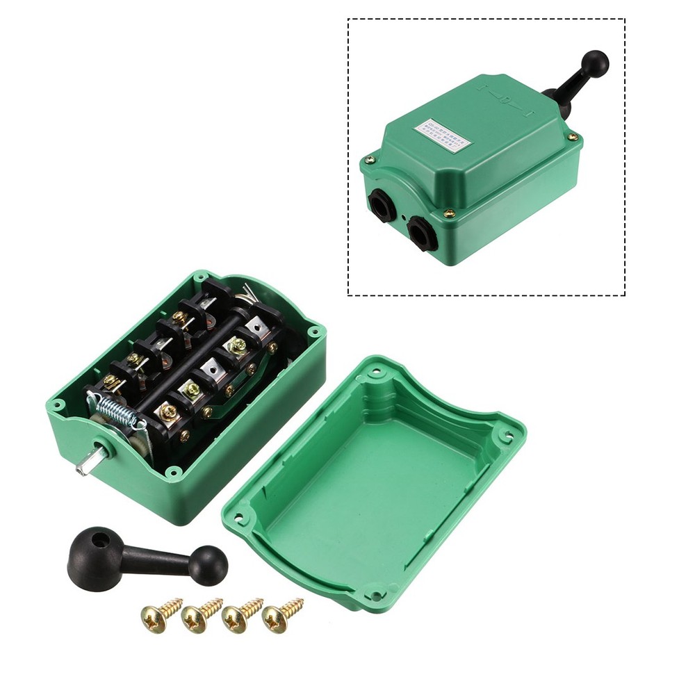 Drum Switch QS-60 3 Position Forward/Off/Reverse Motor Control Plastic Shell 60A