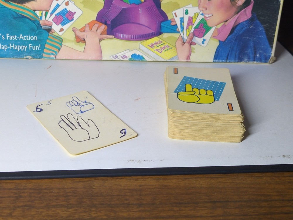 Vintage 1987 Hands Down Milton Bradley Game