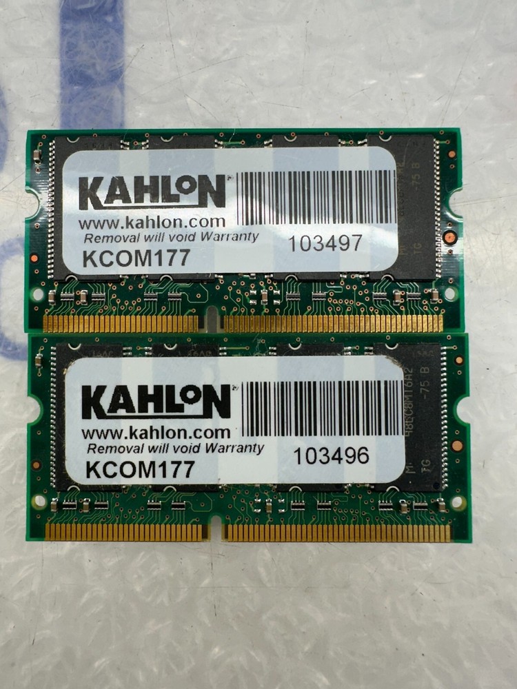 (2pcs) MICRON MT6LSDT264HG MEMORY RAM