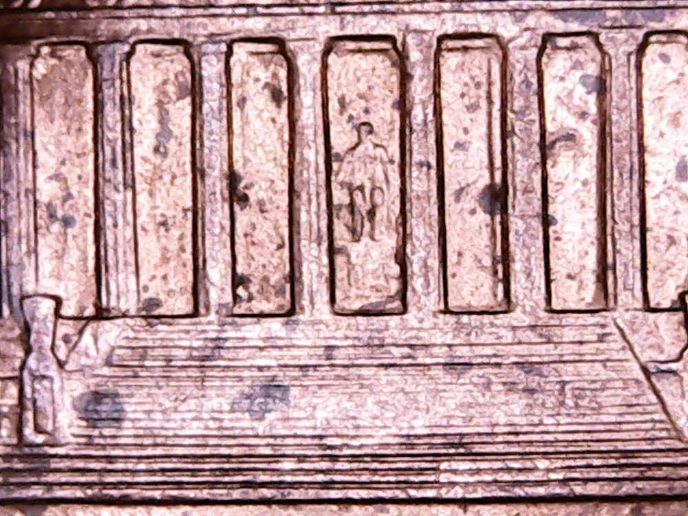 1998 Memorial Cent WDDR-008 Doubled Die Reverse.