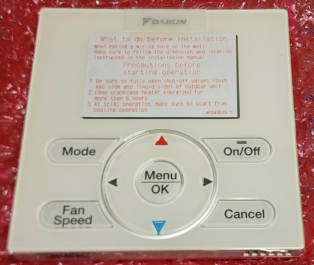 DAIKIN BRC1NRV71 Navigation Remote Controller