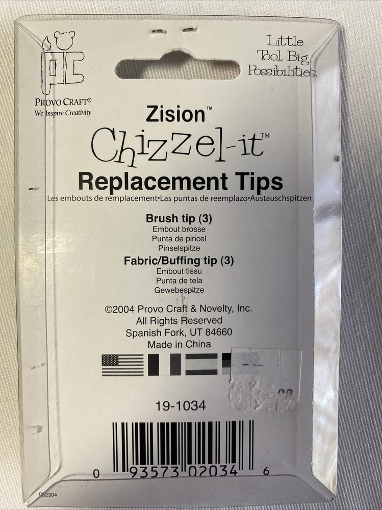 PROVO CRAFT Zision CHIZZEL-IT Replacement Tips Engraving Embossing