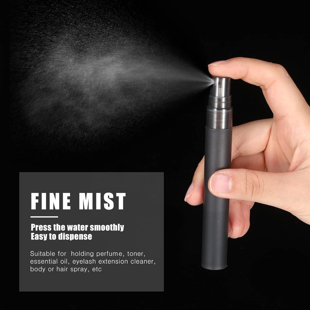 10ml Travel Perfume Spray Bottles Refillable Mini Plastic Atomizers 100pc