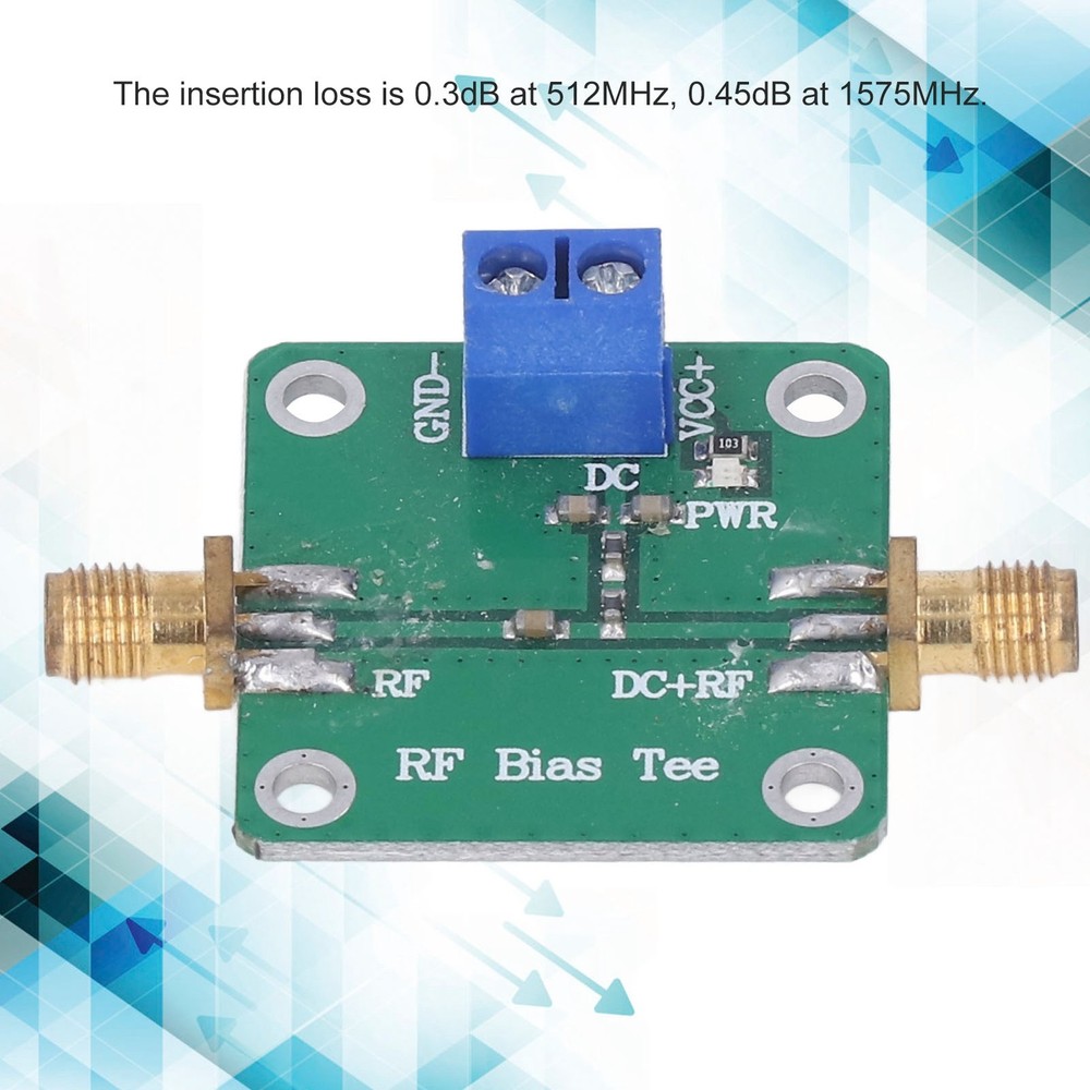 Bias Tee Module RF Microwave DC Blocker Filter Board Electronic Component