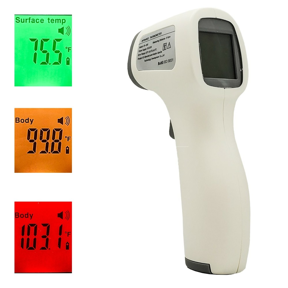 Infrared Thermometer Digital LCD Handheld Forehead Body Surface Temperature