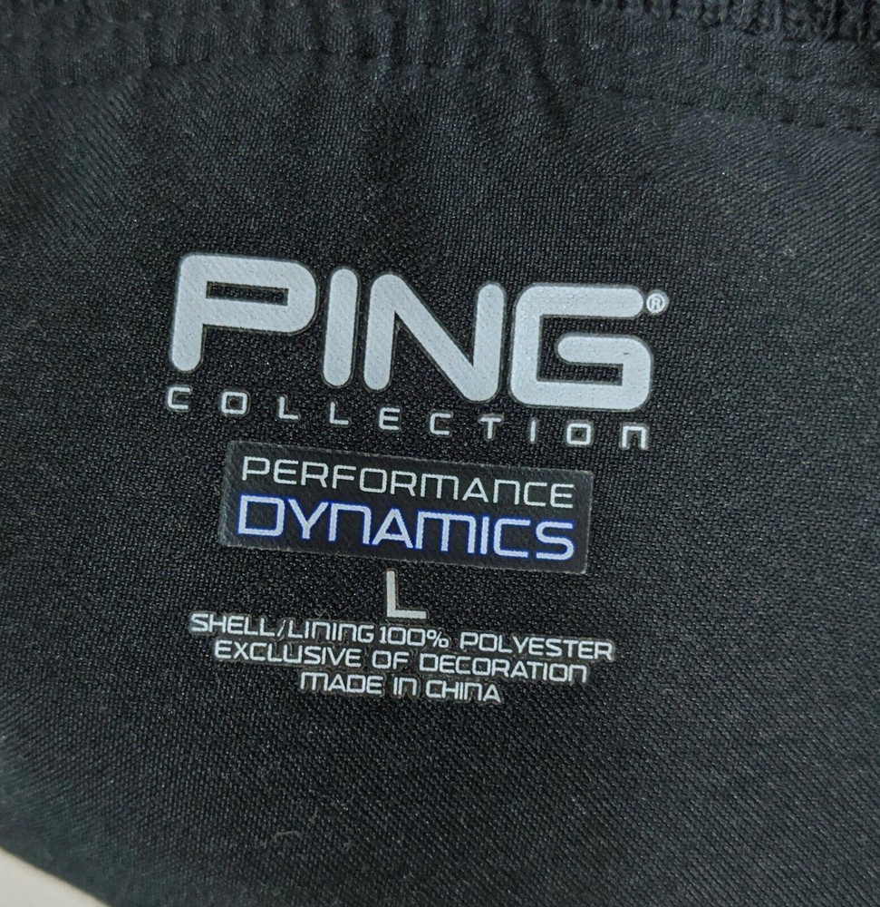Ping Golf Vest Mens Large Pullover Black