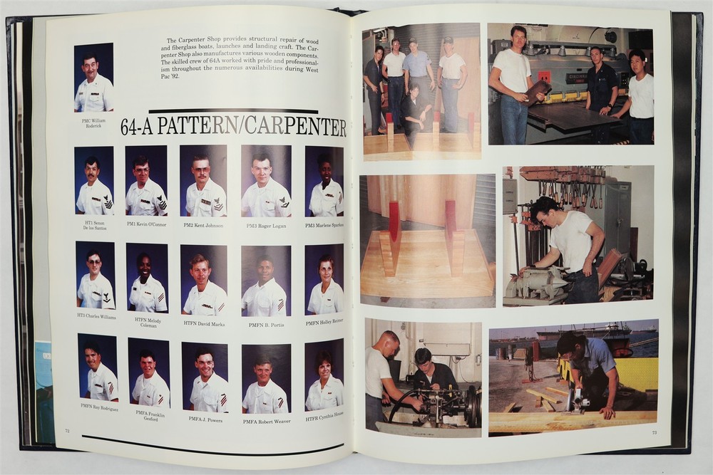 USS Acadia (AD-42) 1992 Westpac Deployment Cruise Book