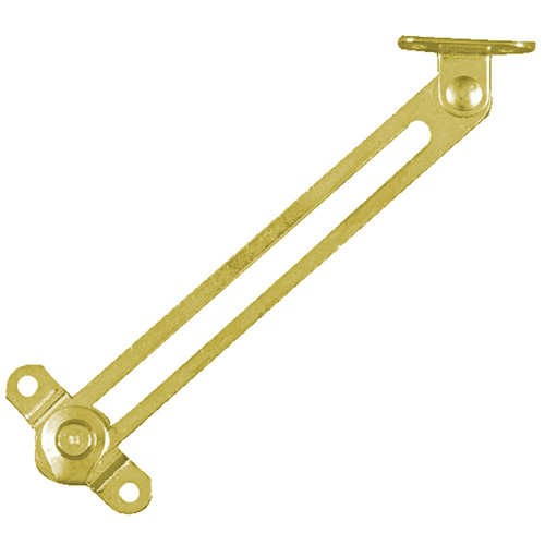 (12 Pack) Friction Lid Support Brass 6-3/4"