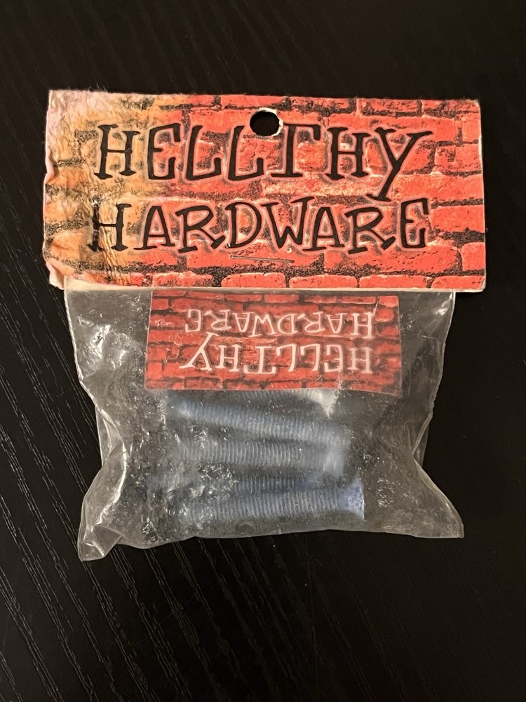 Hellthy Hardware Skateboard Mounting Hardware Phillips 1.5" blue/black NEW