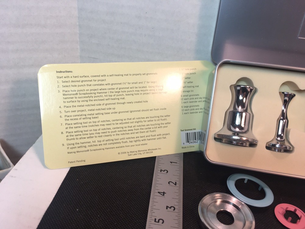 MAKING MEMORIES GROMET TOOL KIT New - Open Box