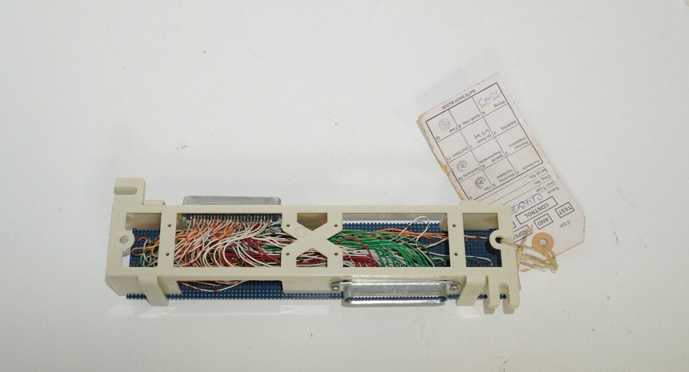 66 block Amphenal connector with attached attenuator panel