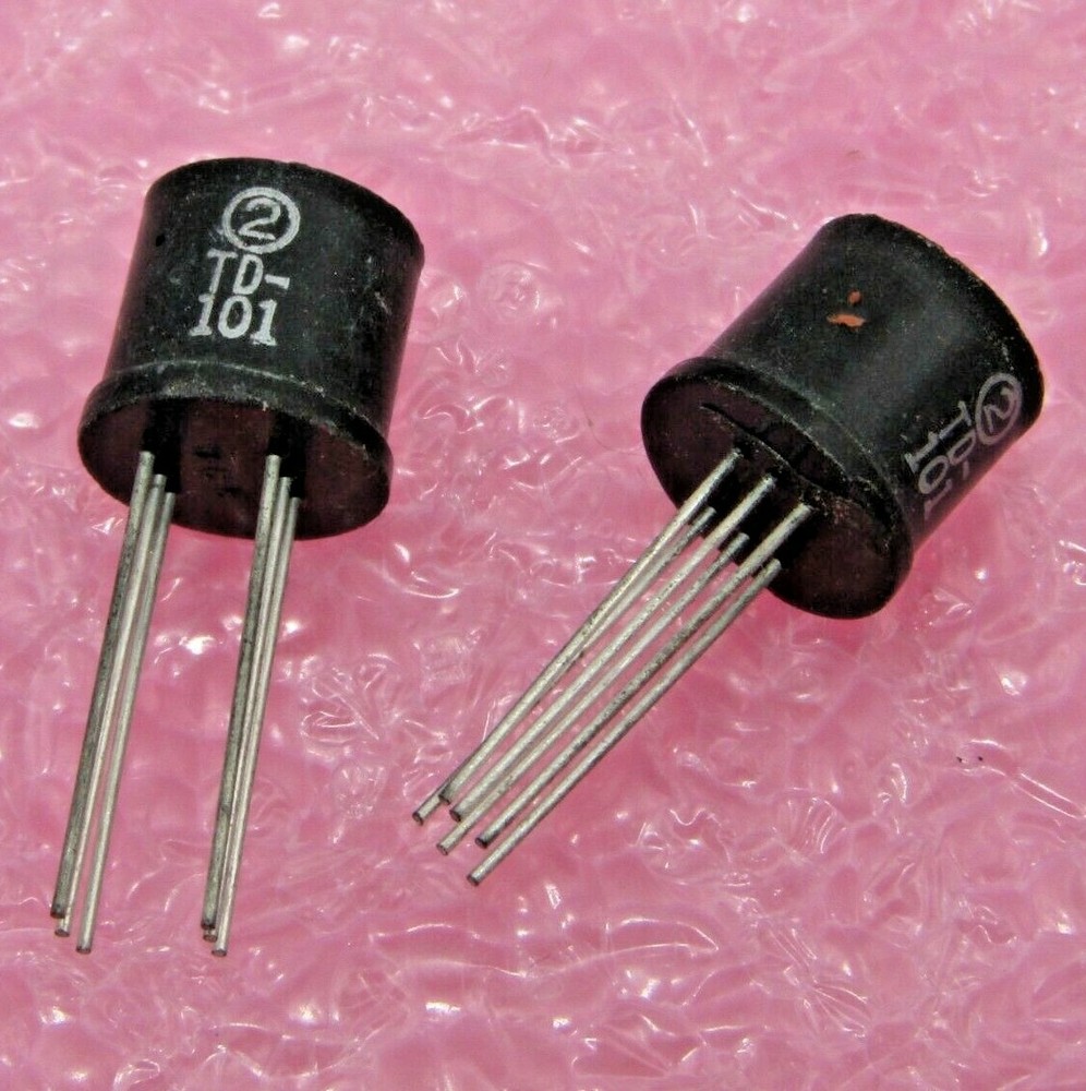 (2 PCS) Sprague TD101 Matched NPN Transistor Pair