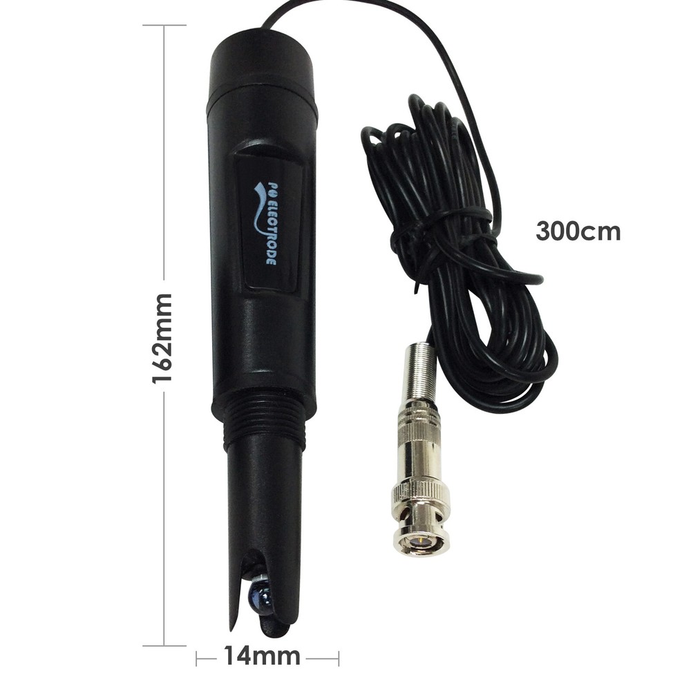 Durable pH Electrode BNC 3m Cable Buffer Solutions Water Meter Tester Aquarium