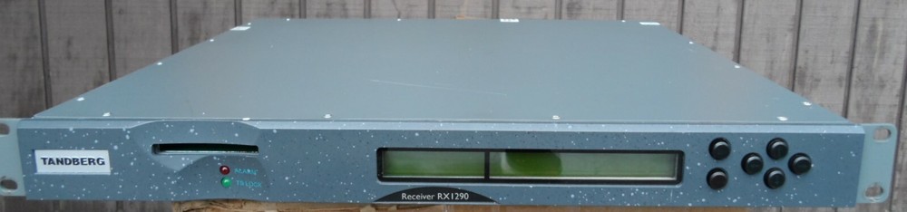Tandberg Ericsson RX1290 DVB-S/S2/ASI IRD RF Satellite SAT RECEIVER DECODER #1