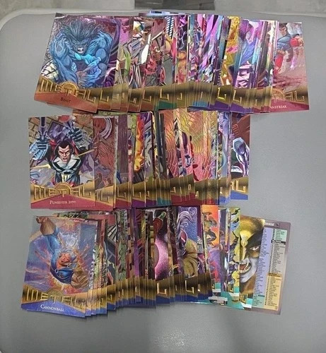 1995 Fleer Marvel Metal Base & Flasher only U Pick 'Em