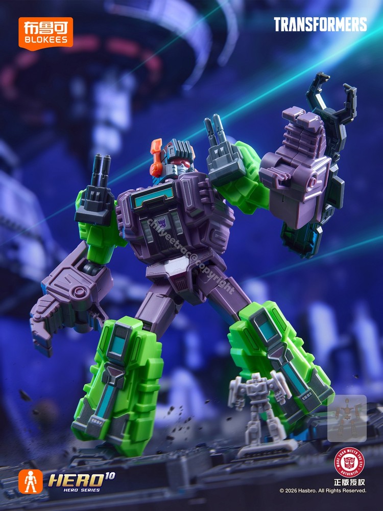 Blokees Transformers Galaxy Version 10th Scorponok Model Kit Assembly Figure
