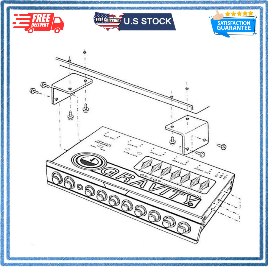 Gravity 7 Band Graphic Equalizer GR-EQ9