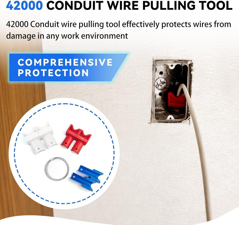 42000 Conduit Wire Pulling Tool - for Rack-A-Tiers Pull Buddy, Multi-Pack Wire P