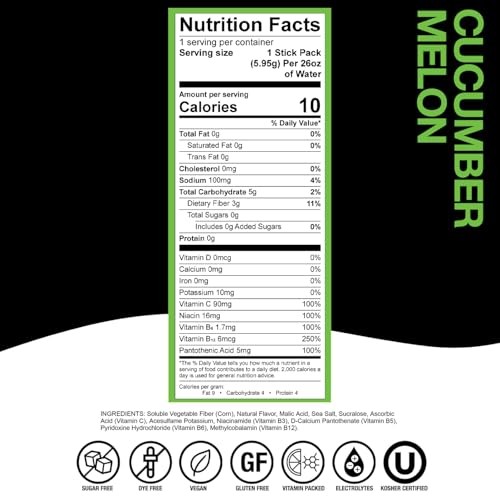 Devotion Nutrition HydroFLEX Water Flavoring Packets – Sugar-Free Hydration...