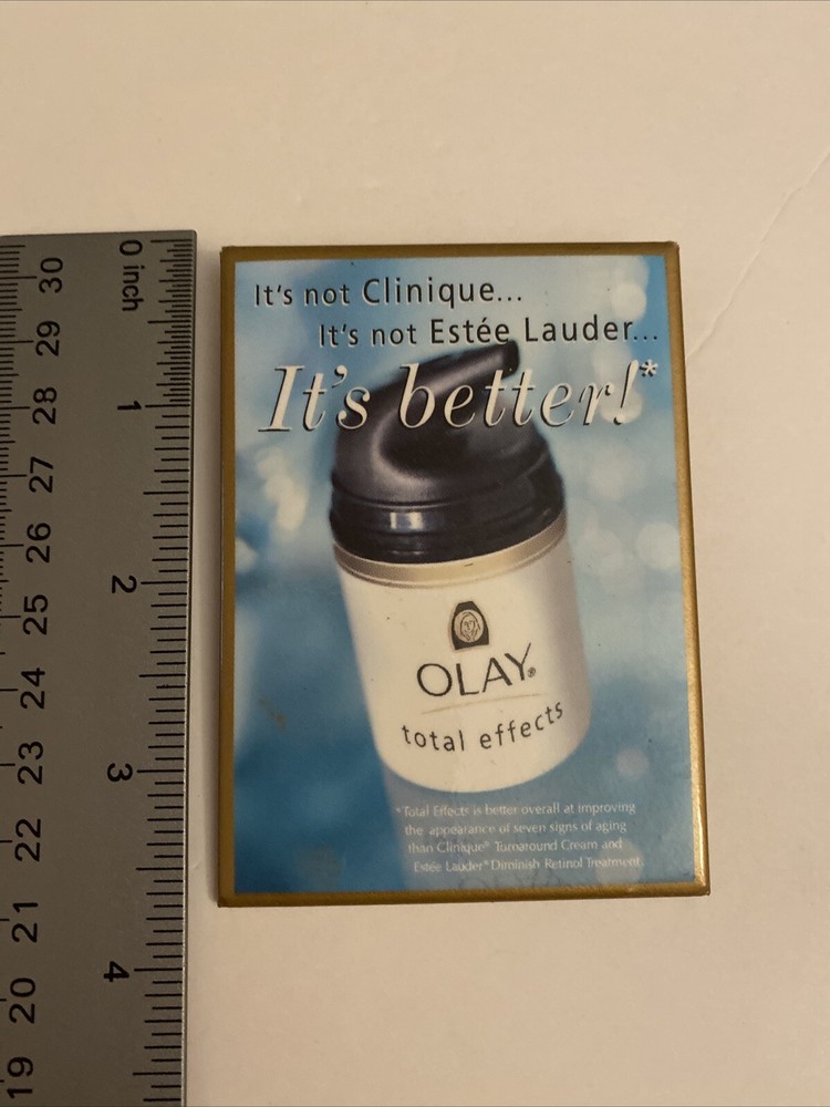 Olay Total Effects Advertising Pin Back Button P11