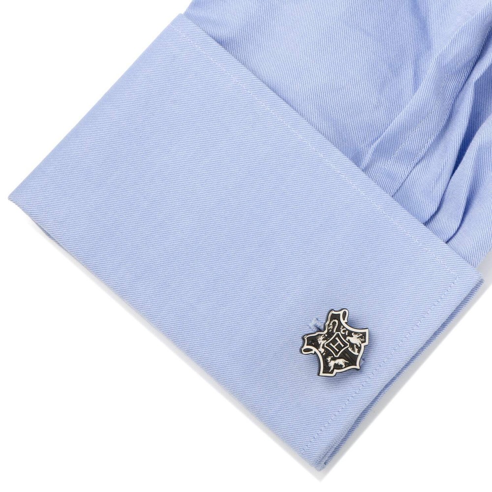 Harry Potter Hogwarts 3D Crest Cufflinks