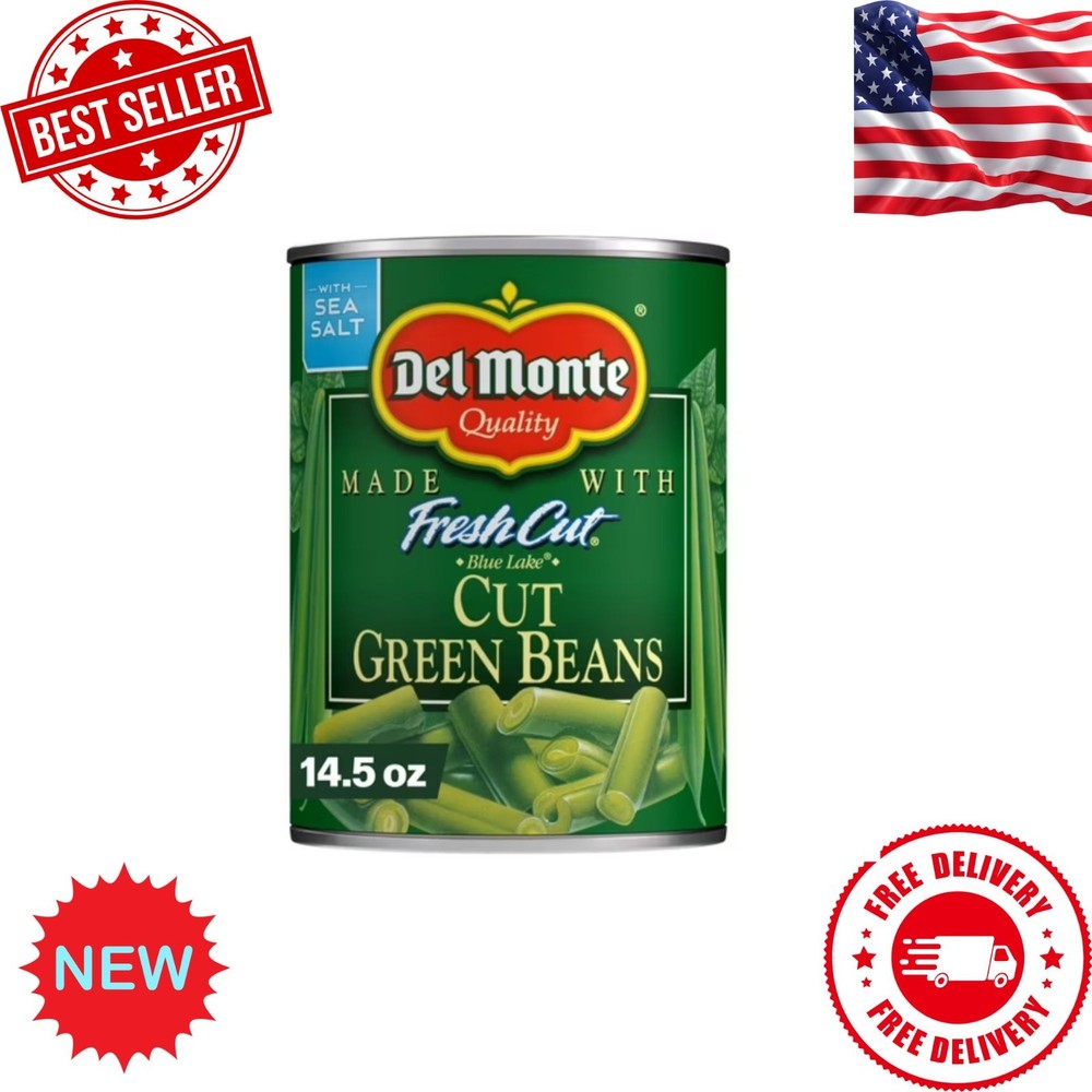 Del Monte Cut Green Beans -12/ 14.5 oz. cans