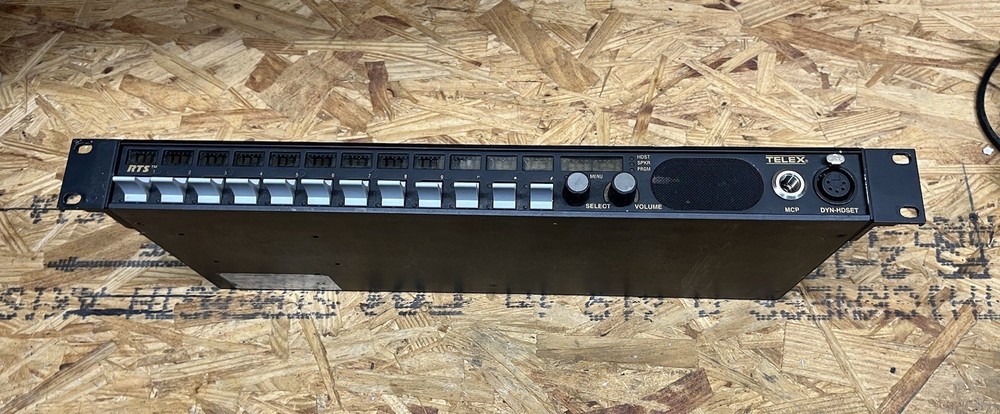 UNTESTED RTS Telex KP-12 BLACK 12 Position Key Panel Intercom System