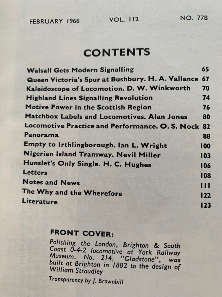 The Railway Magazine - 1966 - complete year