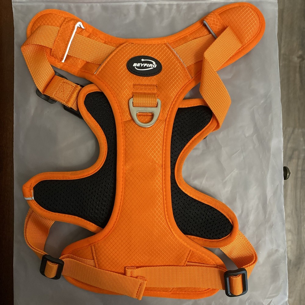 Harness No Pull Adjust.Reflective Easy Control Handle for Walk (Large)