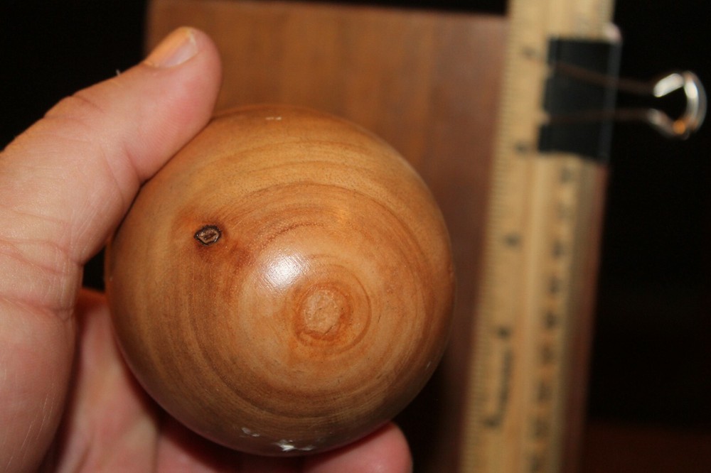 Large Wooden Musical Percussion Shaker Egg Medium 4"