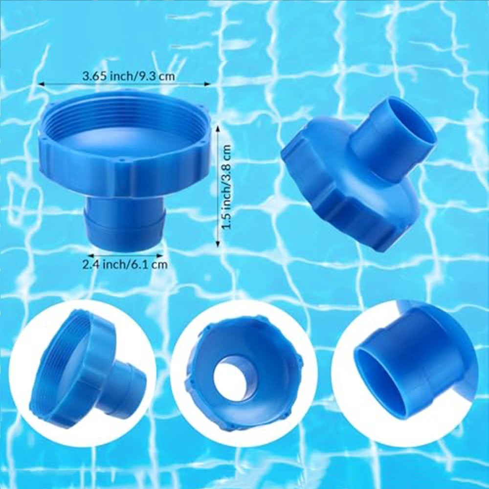 Hose Adapter Solution Including Multiple Connectors for Efficient Use in Pools