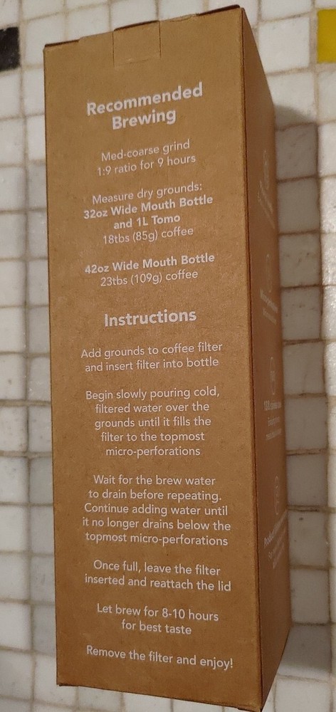 Miir Stainless Steel Coffee Cold Brew Filter