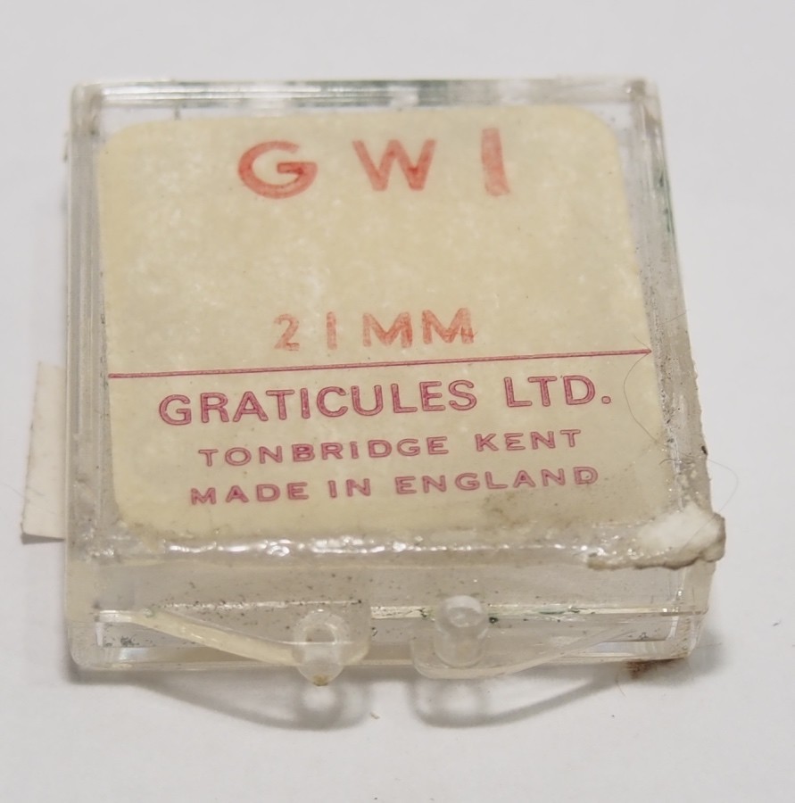 Graticules Ltd. 21mm GW1 Microscope Eyepiece Reticle