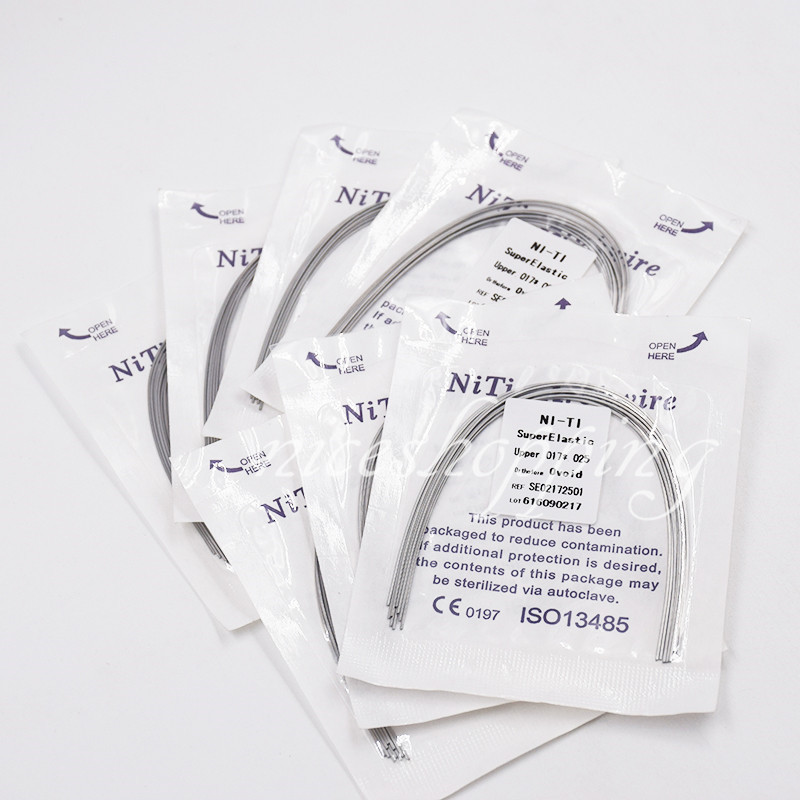 1 Pack Dental NITI Super Elastic Rectangular Arch Wires Ovoid/Natural/Square
