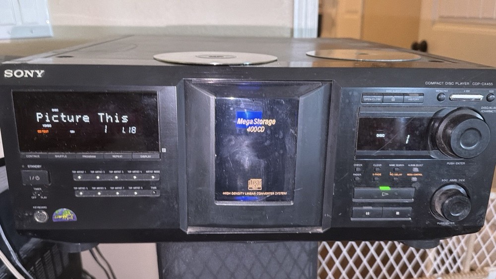 Sony CDP-CX455 Mega Storage 400-Disc Changer CD Player