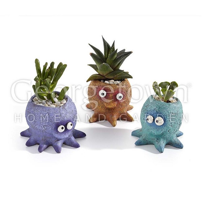 Blobhouse Dumbo Purple Octopus Planter