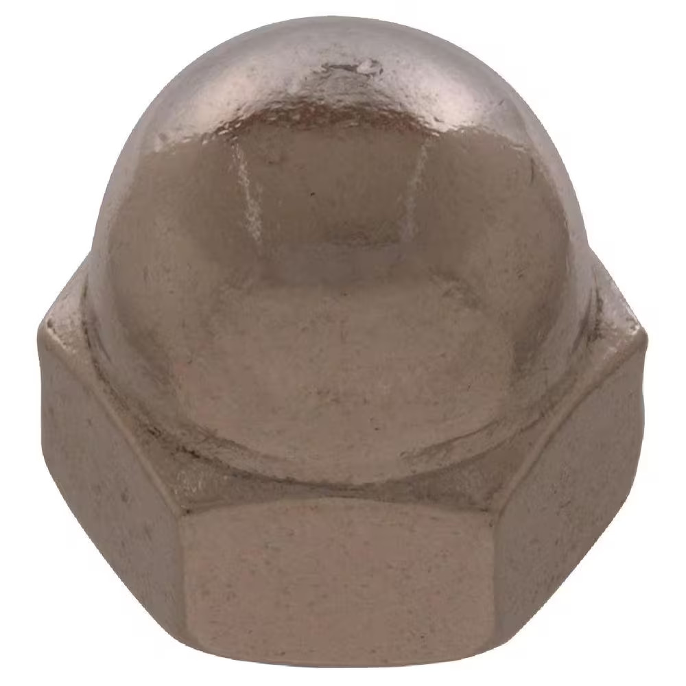 1/4"-20 Stainless-Steel Acorn Nut (6-Pack)