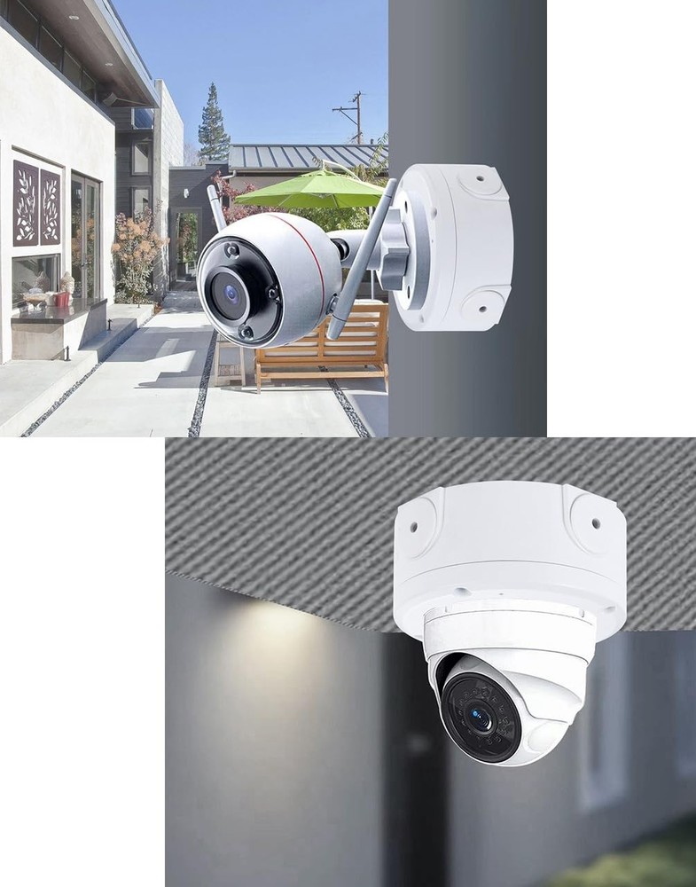 Plastic Universal Junction Box for Bullet & Dome IP Security Camera Mount Bra...