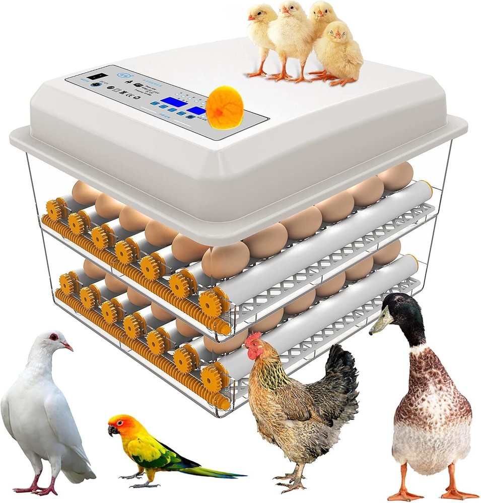90-120 Fully Automatic Incubator, Automatic Egg Turner ，With Humidity & Temperat