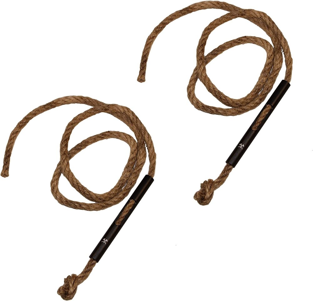 BUSHCRAFT SURVIVAL 2 PACK - Fire Starter Tinder Rope and Bellows