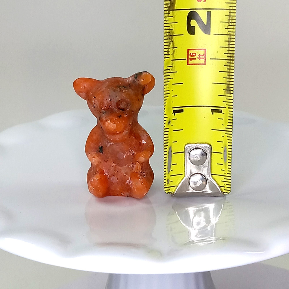 Orange Calcite Crystal Tigger Figurine – 17g | A40