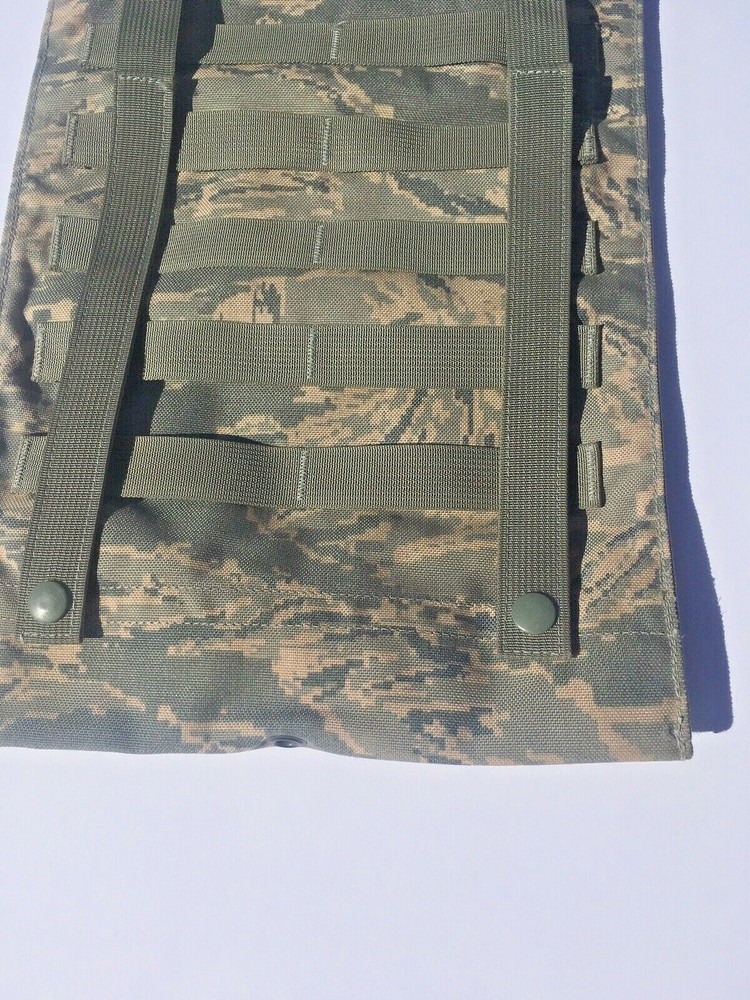 US Military Surplus Molle Panel Tiger Stripe air force Hydration Pouch