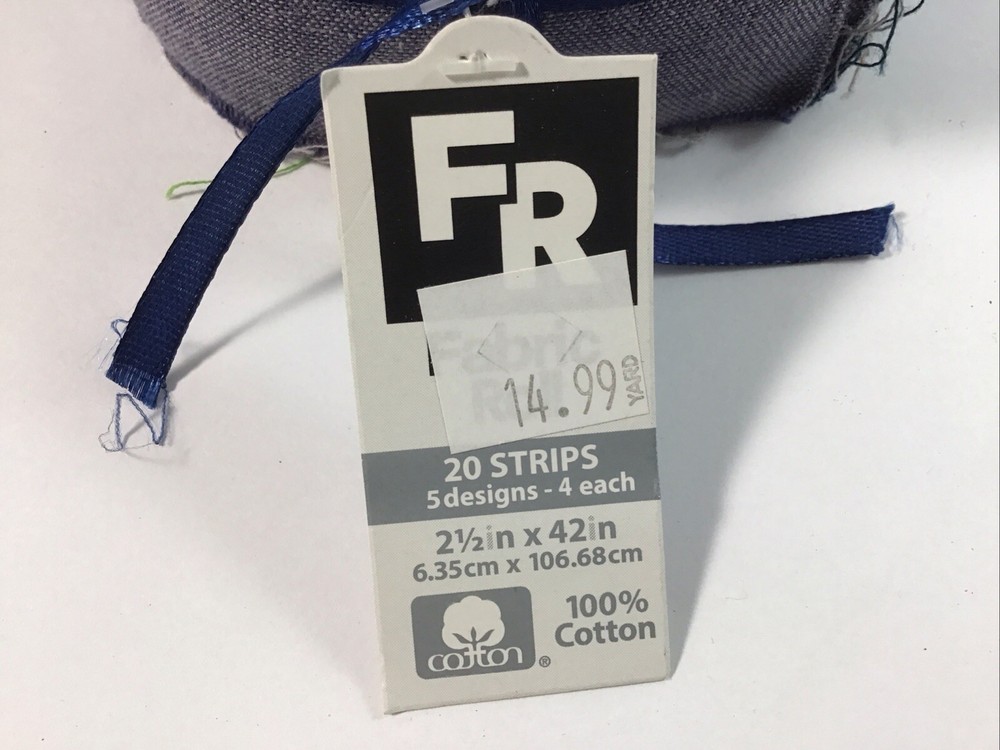 FR Fabric Roll 20 Strips "Luminary Dark Solids" Fabric Roll 2 1/2" x 42"