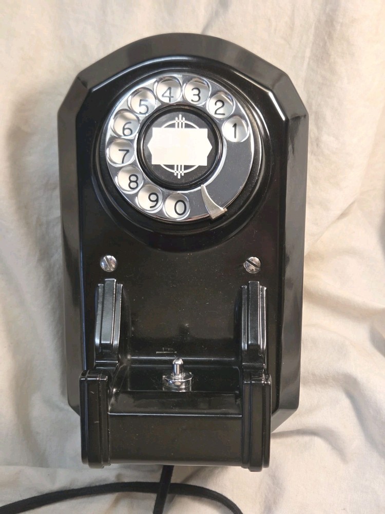 Automatic Electric Black Model 35 Wall Telephone.