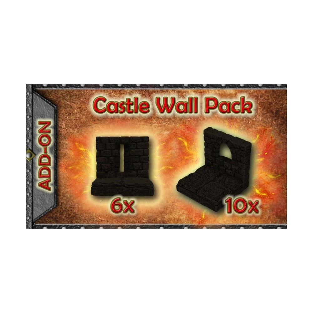 Dwarven Forge Dwarvenite Dungeons Unpainted Castle Wall Pack NM