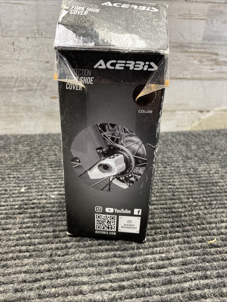 Acerbis 2709720001 Fork Shoe Cover- Black
