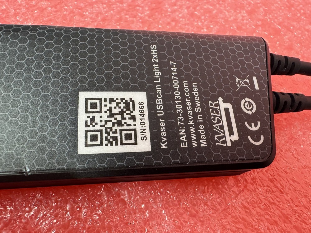 KVASER USBCAN LIGHT 2XHS CAN BUS INTERFACE