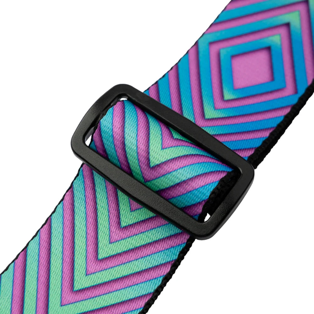 Levy's MP2OI-004 Optical Illusion Series Guitar Strap - Distortion Design