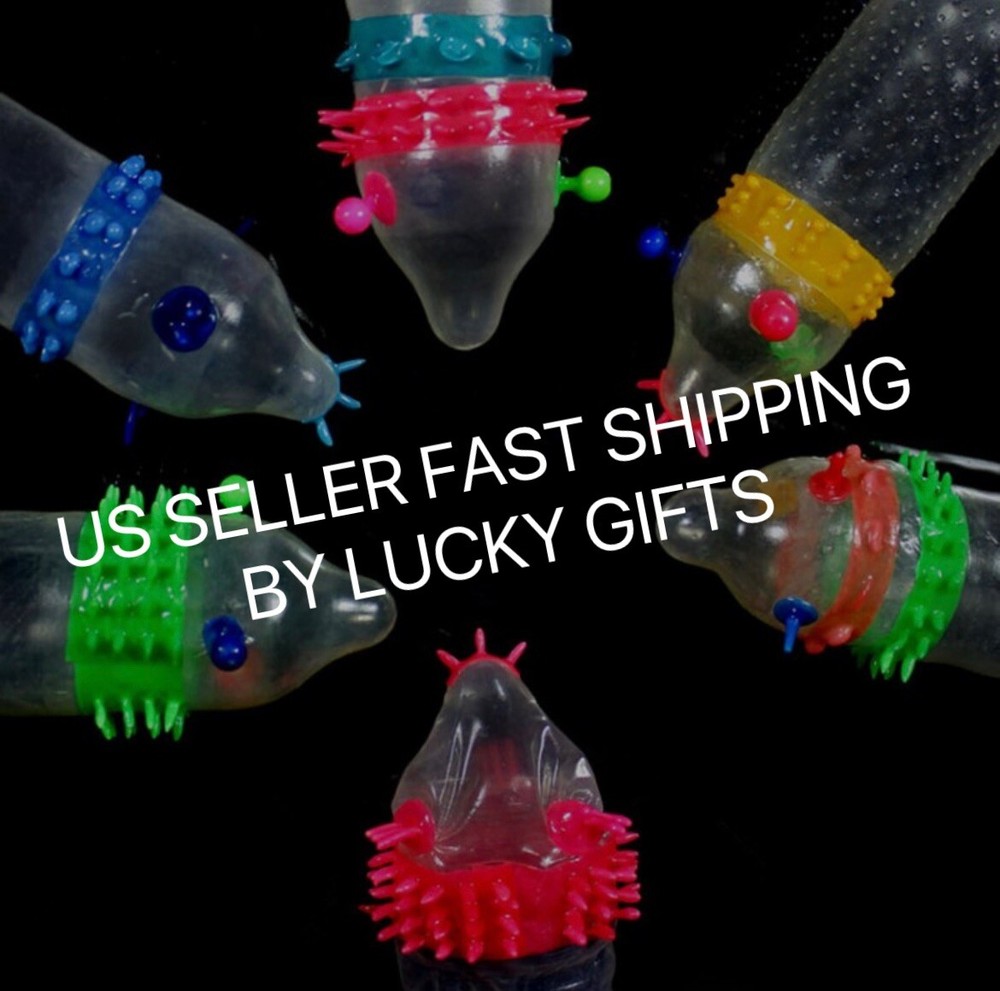 12pc Sensitive Orgasm Thin Latex Condoms Dotted Ribbed Stimulate Vaginal