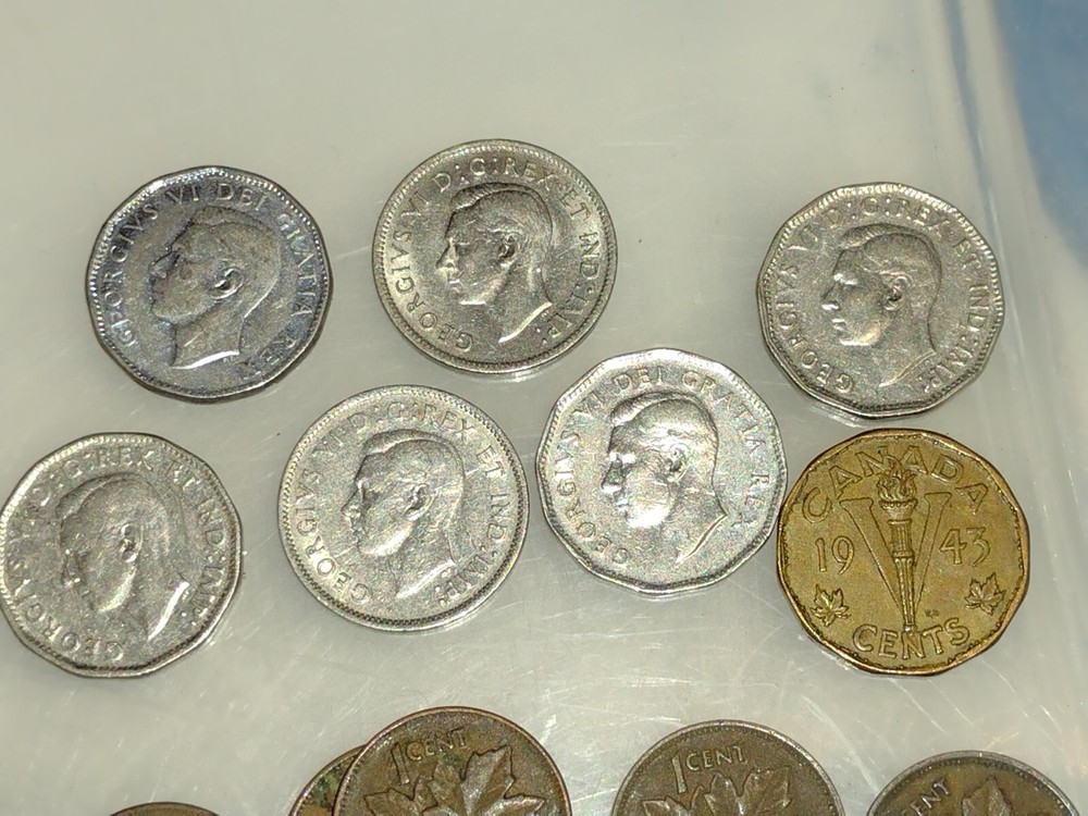 Rare Canada Five & One Cent Mix Lot